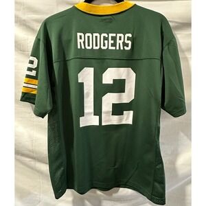 Green NFL Green Bay Packers Jersey Youth XL (18/20) #12 RODGERS